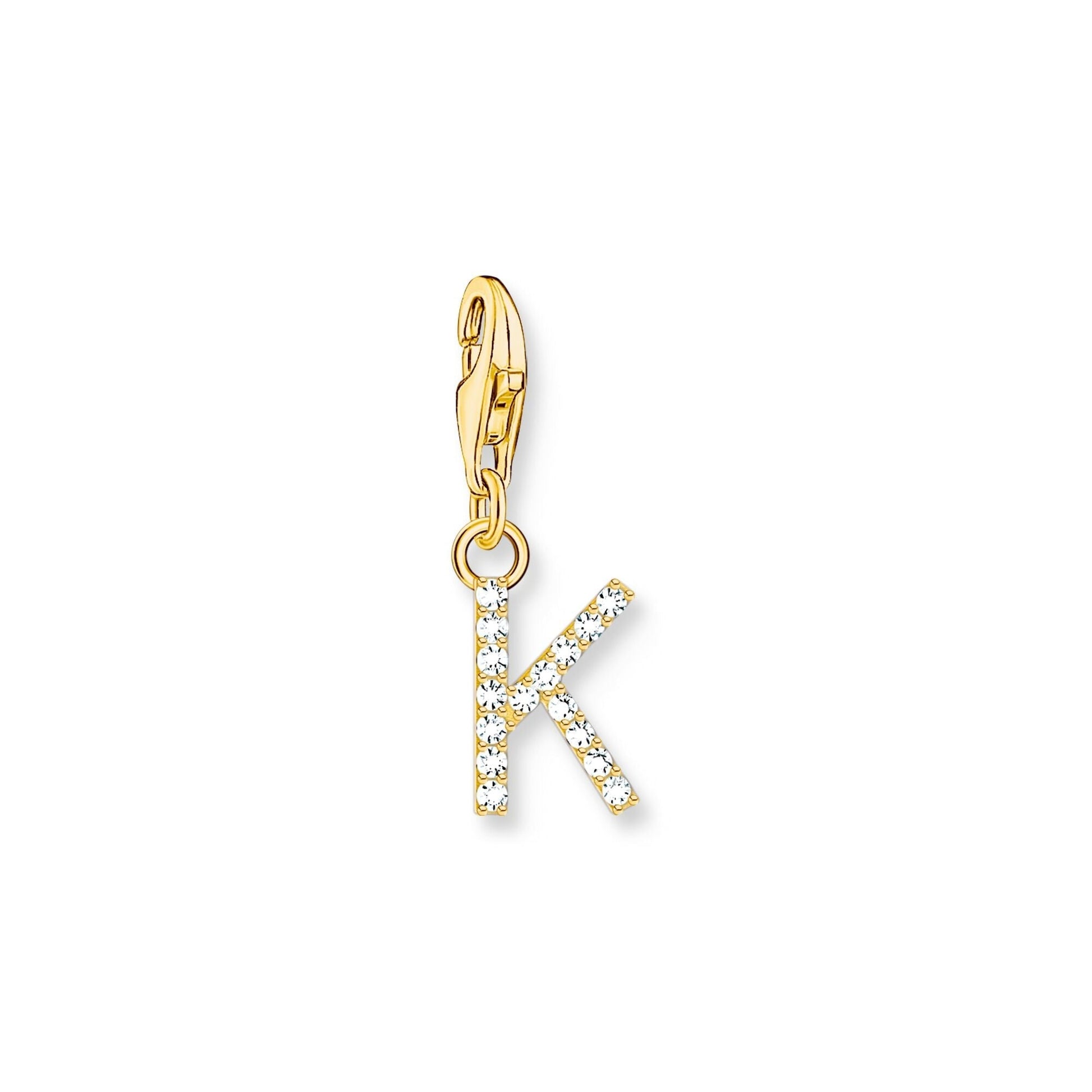 Thomas Sabo Initial Charm Pendant — K, Gold-plated