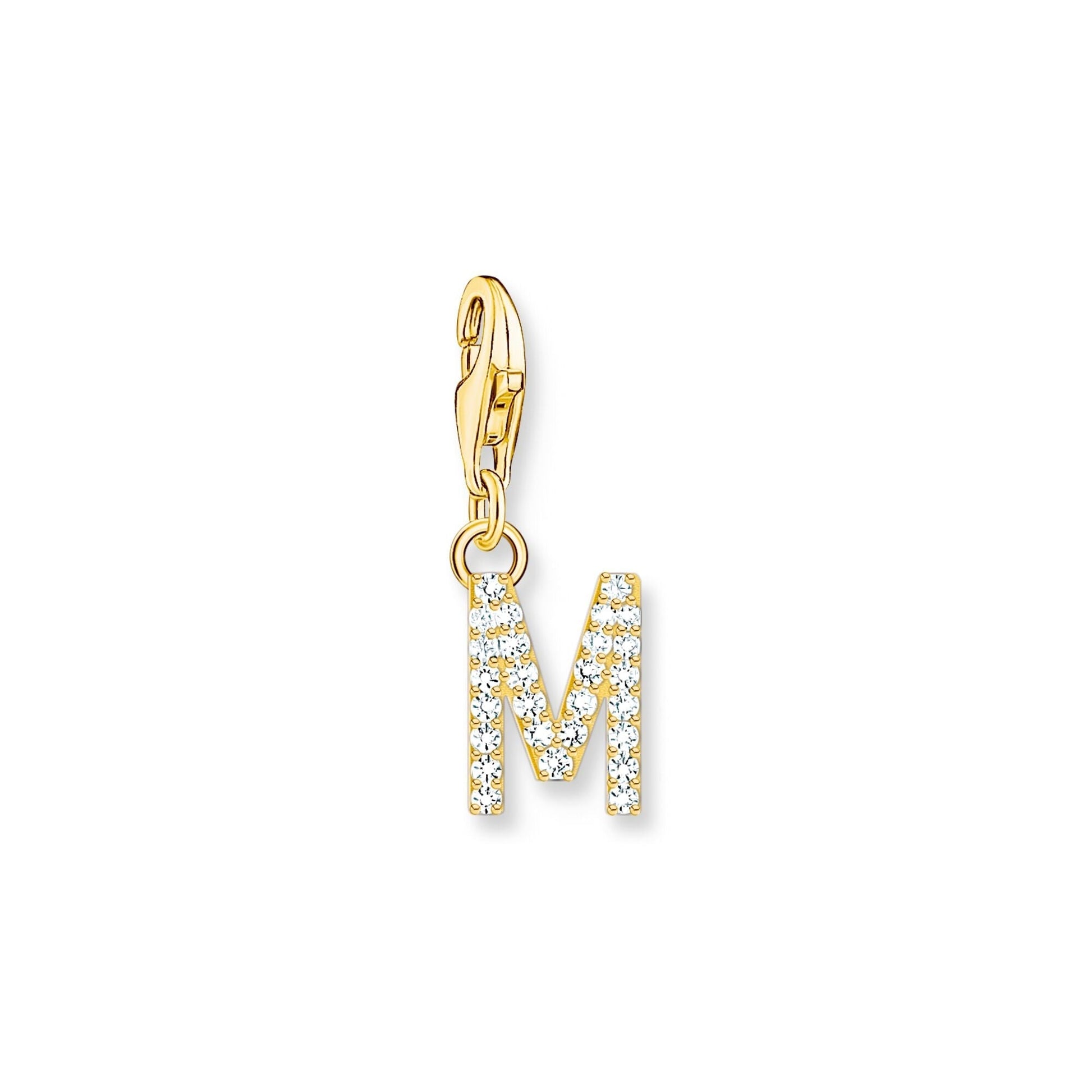 Thomas Sabo Initial Charm Pendant — M, Gold-plated