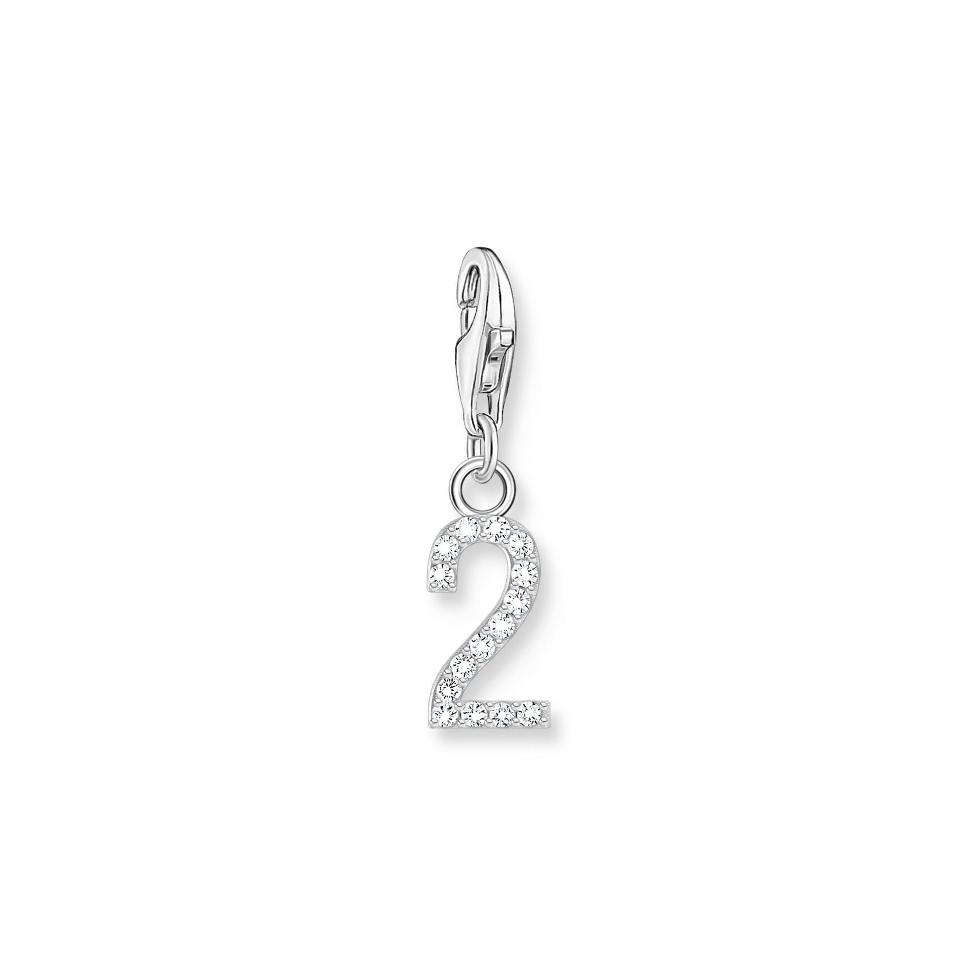 THOMAS SABO Charm Pendant Number "2" Silver