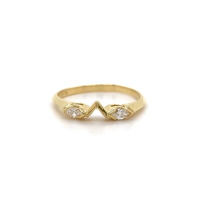 18kt Marq. Dia Eng/Wedder Set
