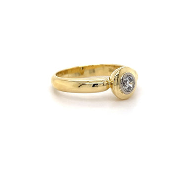 18ct YG Dia 0.26ct Ring