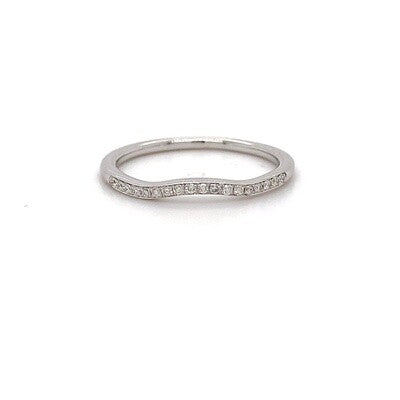 18kt WG Dia Fitted Band 0.09ct
