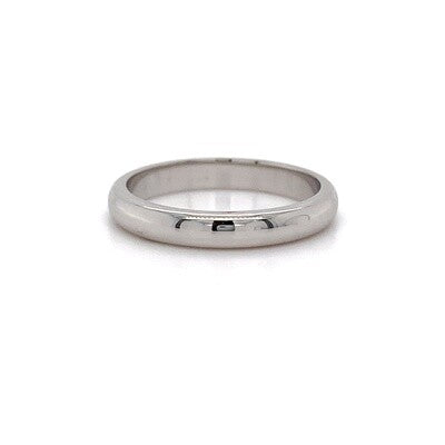 18kt WG 3mm Plain Band