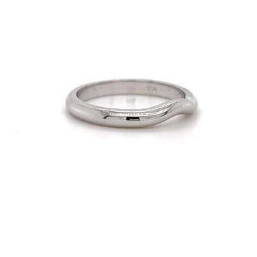 18kt WG Fitted Band