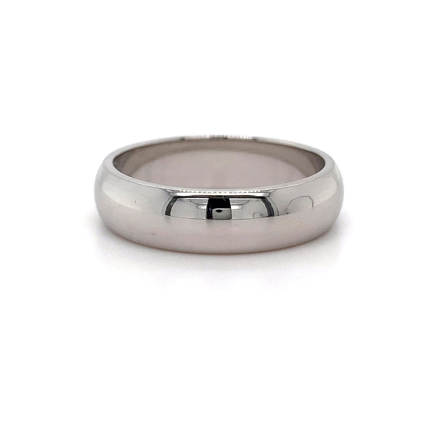 9kt WG 6mm Plain Band