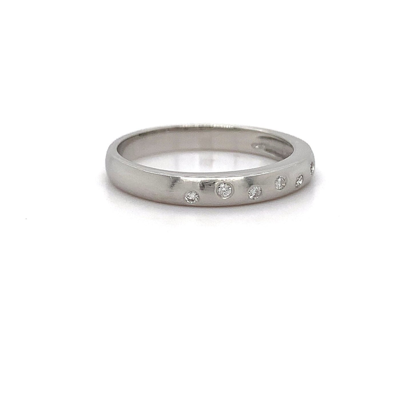 Platinum Dia Band 0.08ct