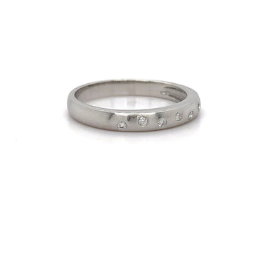 Platinum Dia Band 0.08ct