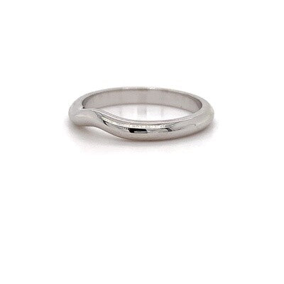 18kt WG Fitted Band