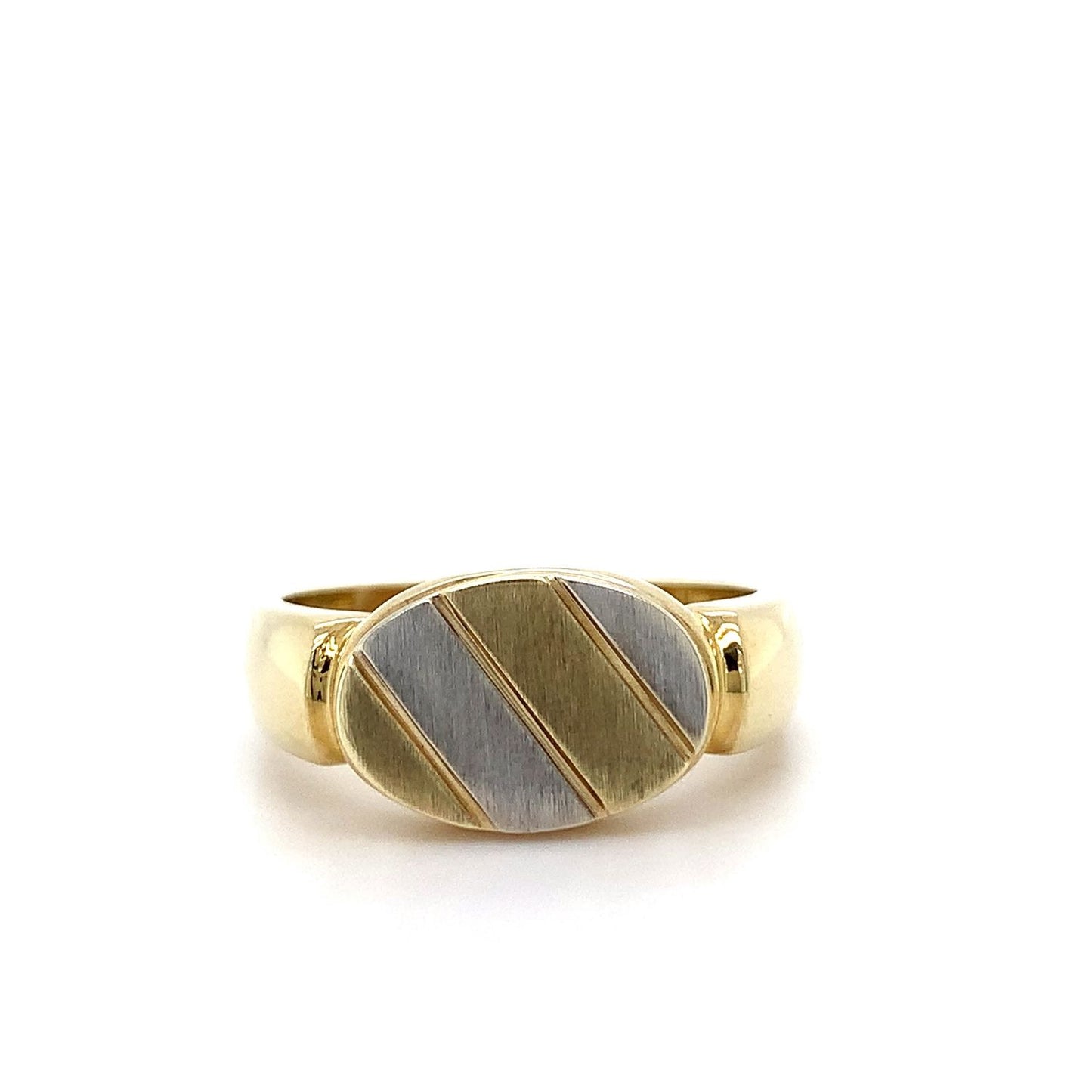 9kt YG 2-Tone Ring