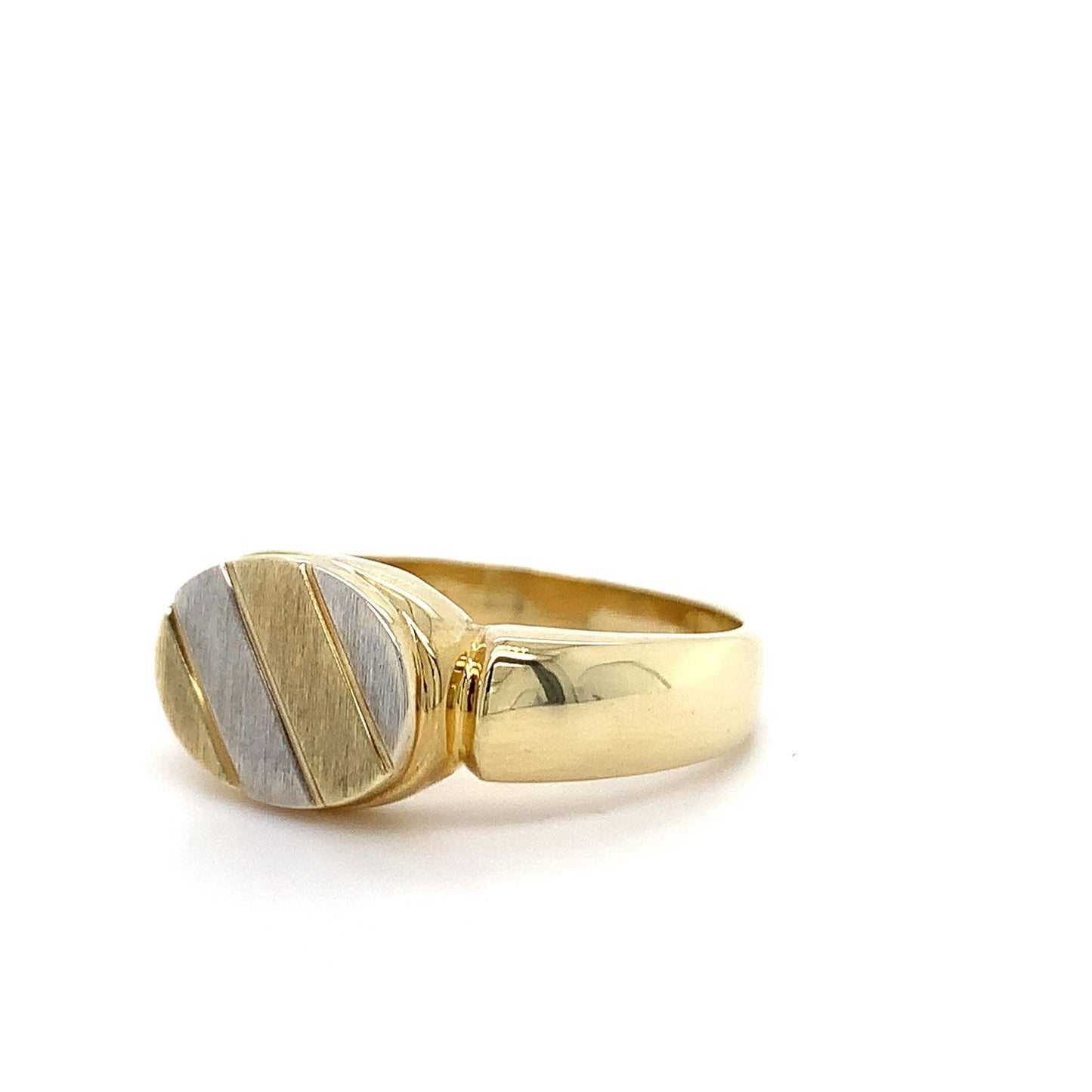 9kt YG 2-Tone Ring