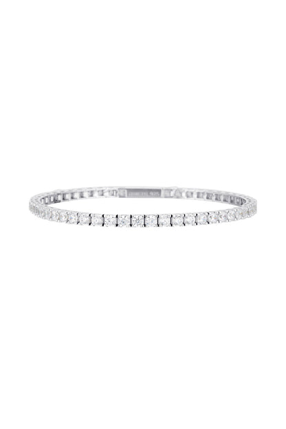 SELENA 3MM TENNIS BRACELET SMALL 16.5CM SILVER