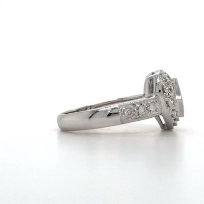 18K WG Dia Heart Ring