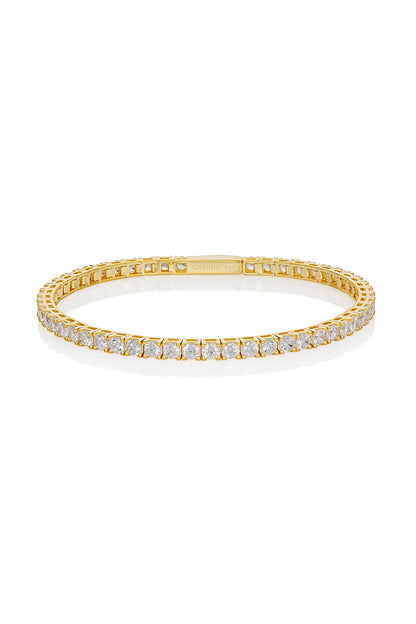 SELENA 3MM TENNIS BRACELET 18CM GOLD
