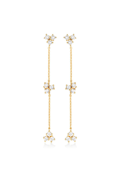 GEORGINI The Layered Edit Trois Earrings