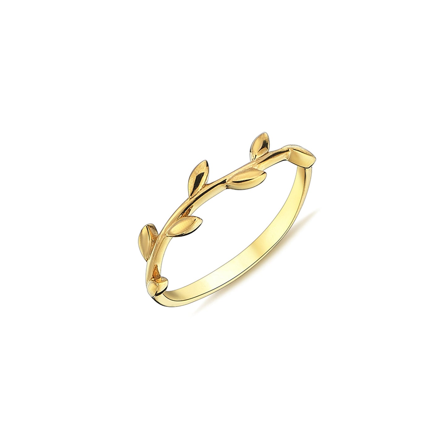 9K Yellow Gold Nature Vine Ring