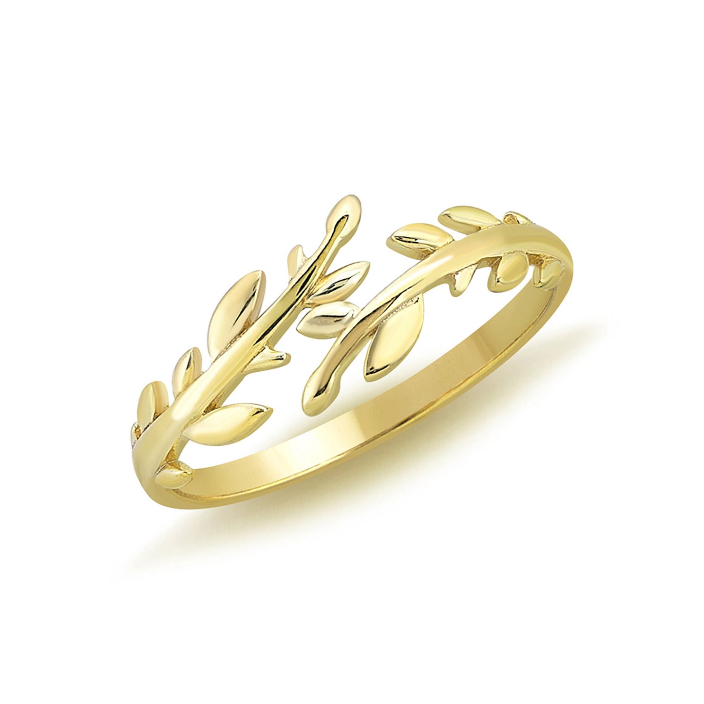 9K Yellow Gold Nature Wrap Ring
