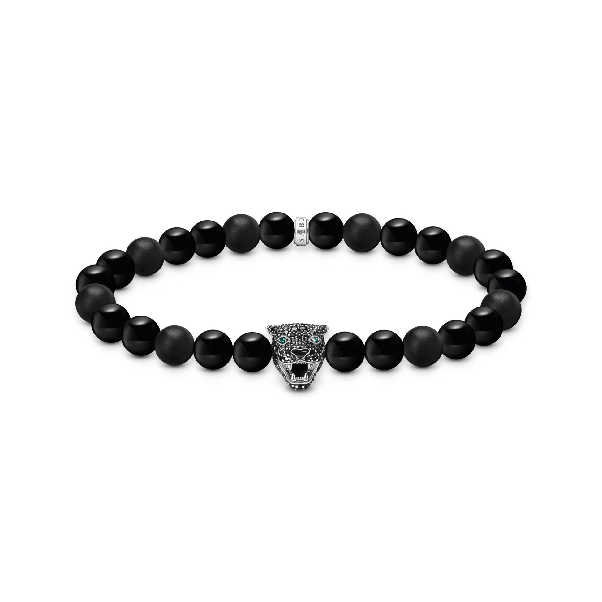 THOMAS SABO Black Cat beaded bracelet
