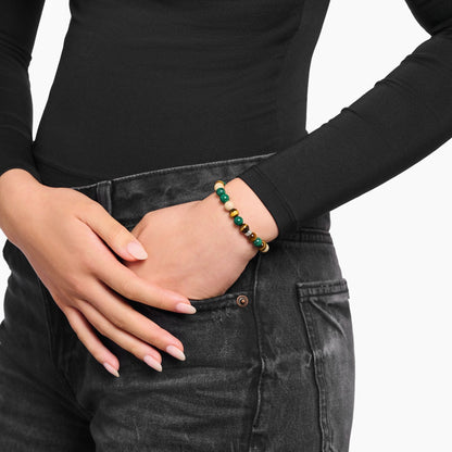 THOMAS SABO Bracelet with earth and green beads