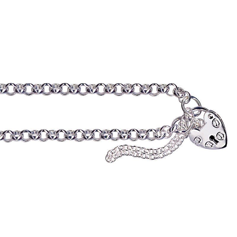 Belcher Plain Padlock Bracelet