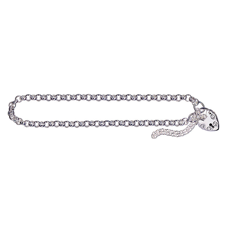 Belcher Plain Padlock Bracelet