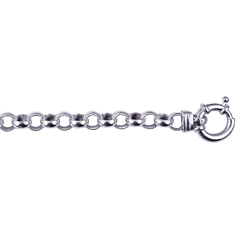 Belcher Euro Bolt Ring Bracelet 6.9mm