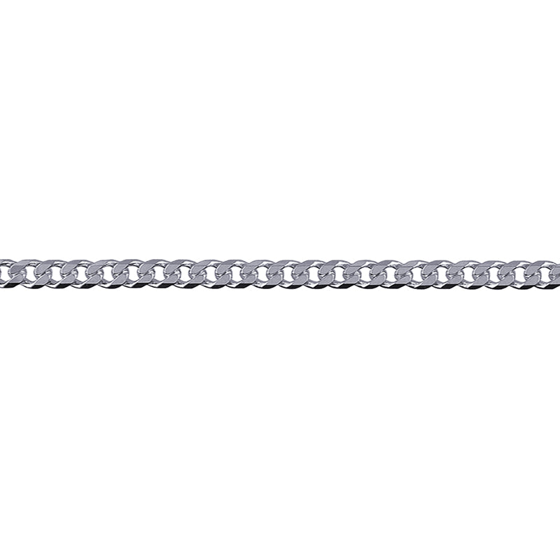 Bevelled Curb Diamond Cut Chain 3.60mm
