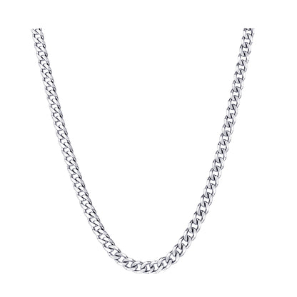 Bevelled Curb Diamond Cut Chain 4.60mm