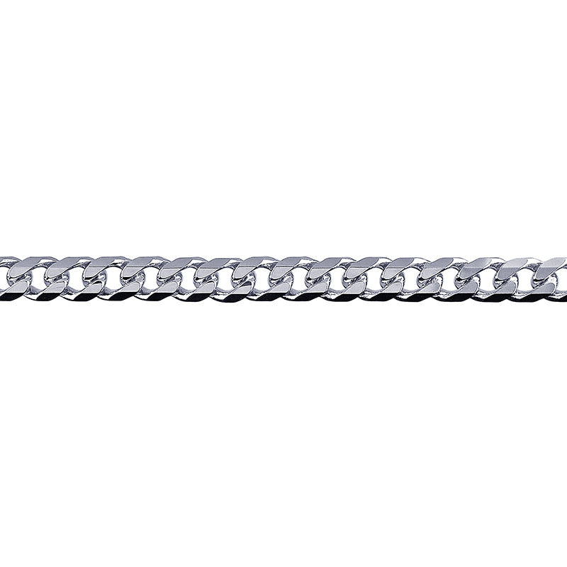 Bevelled Curb Diamond Cut Chain 5.40mm