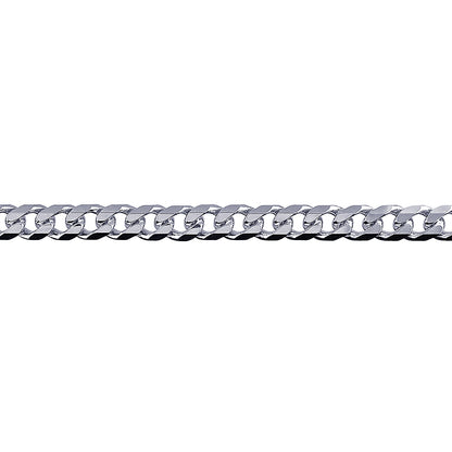 Bevelled Curb Diamond Cut Chain 5.40mm