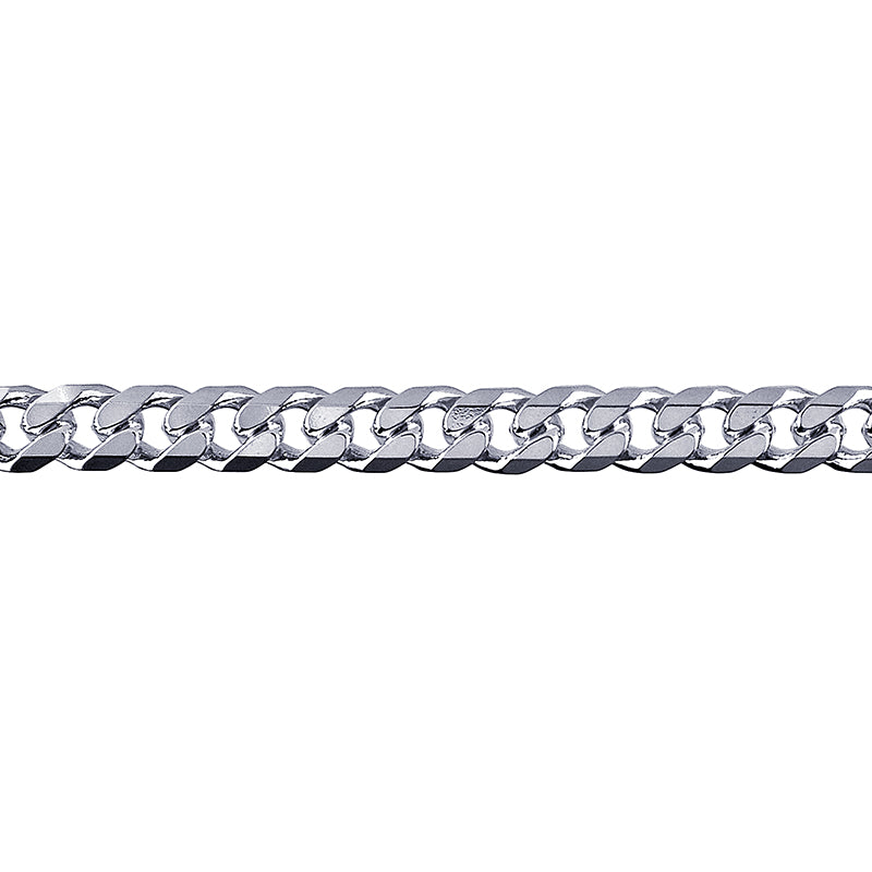 Bevelled Curb Diamond Cut Chain 6.20mm