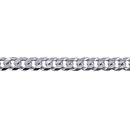 Bevelled Curb Diamond Cut Chain 6.20mm