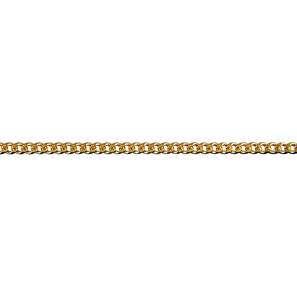 Bevelled Curb Diamond Cut Chain 2.10mm