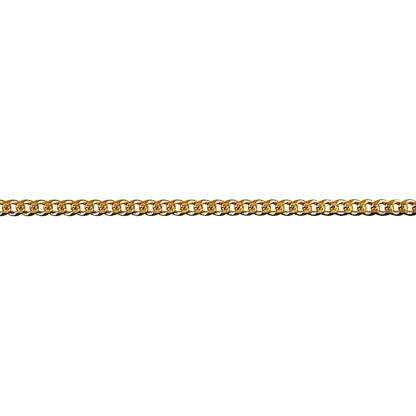 Bevelled Curb Diamond Cut Chain 2.10mm