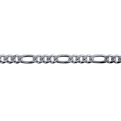Bevelled Figaro Diamond Cut Chain 4.20mm