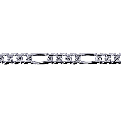 Bevelled Figaro Diamond Cut Chain 5.40mm