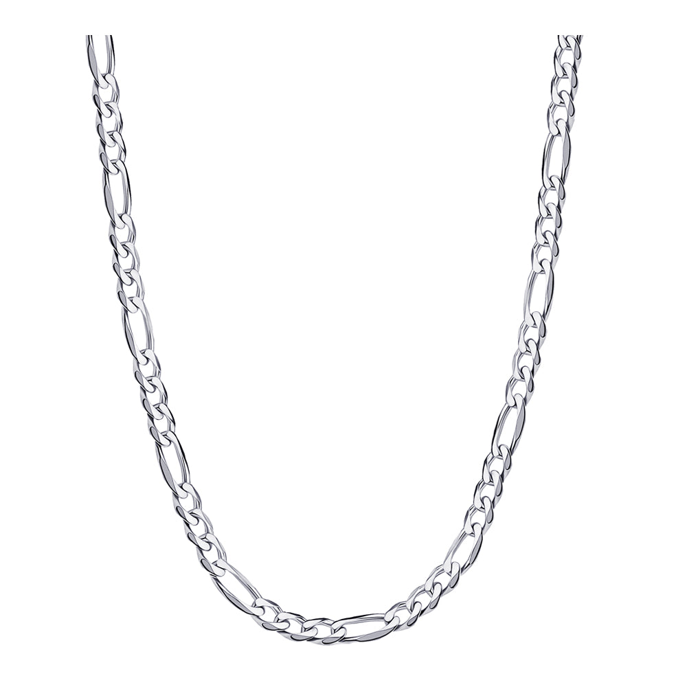 Bevelled Figaro Diamond Cut Chain 5.40mm