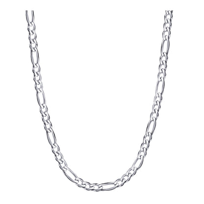 Bevelled Figaro Diamond Cut Chain 5.40mm