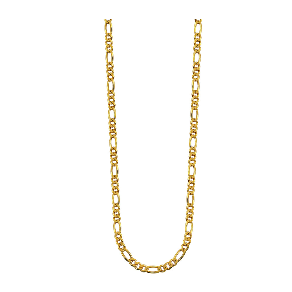 Bevelled Figaro Diamond Cut Chain 2.30mm