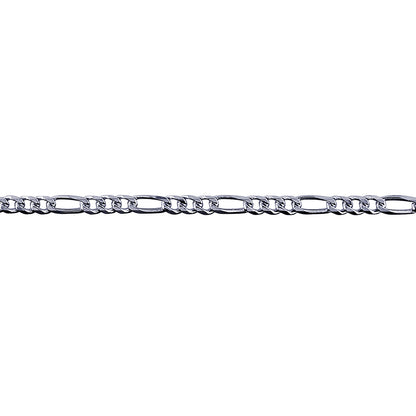Bevelled Figaro Diamond Cut Chain 2.80mm