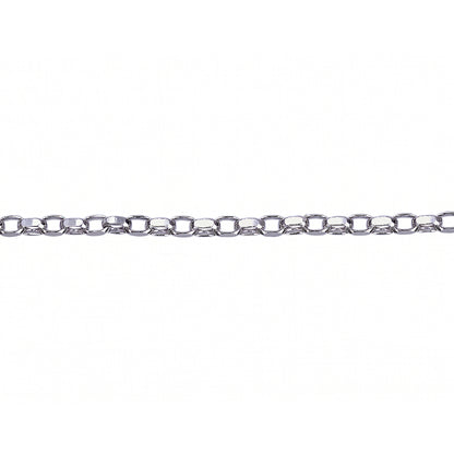 Oval Belcher Diamond Cut Chain 2.40mm