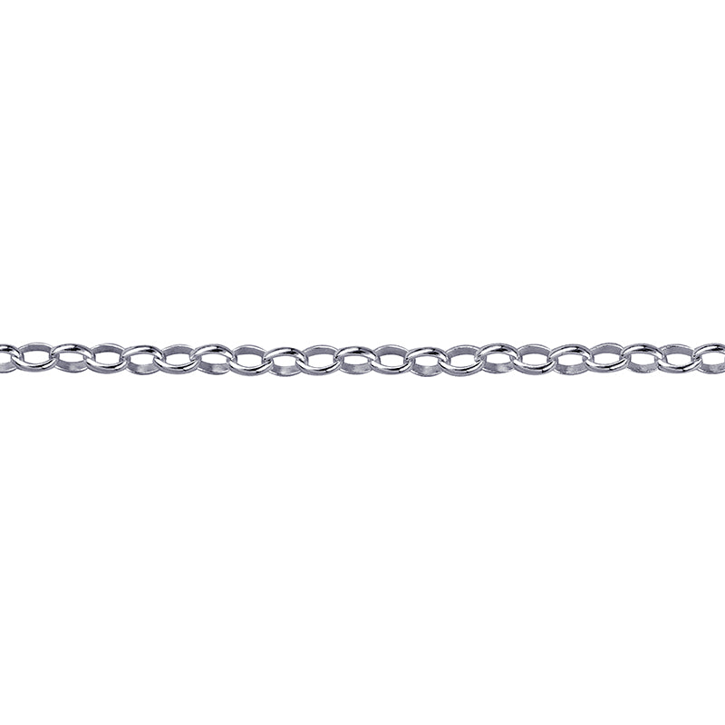 Oval Belcher Chain 1.50mm — Sterling Silver