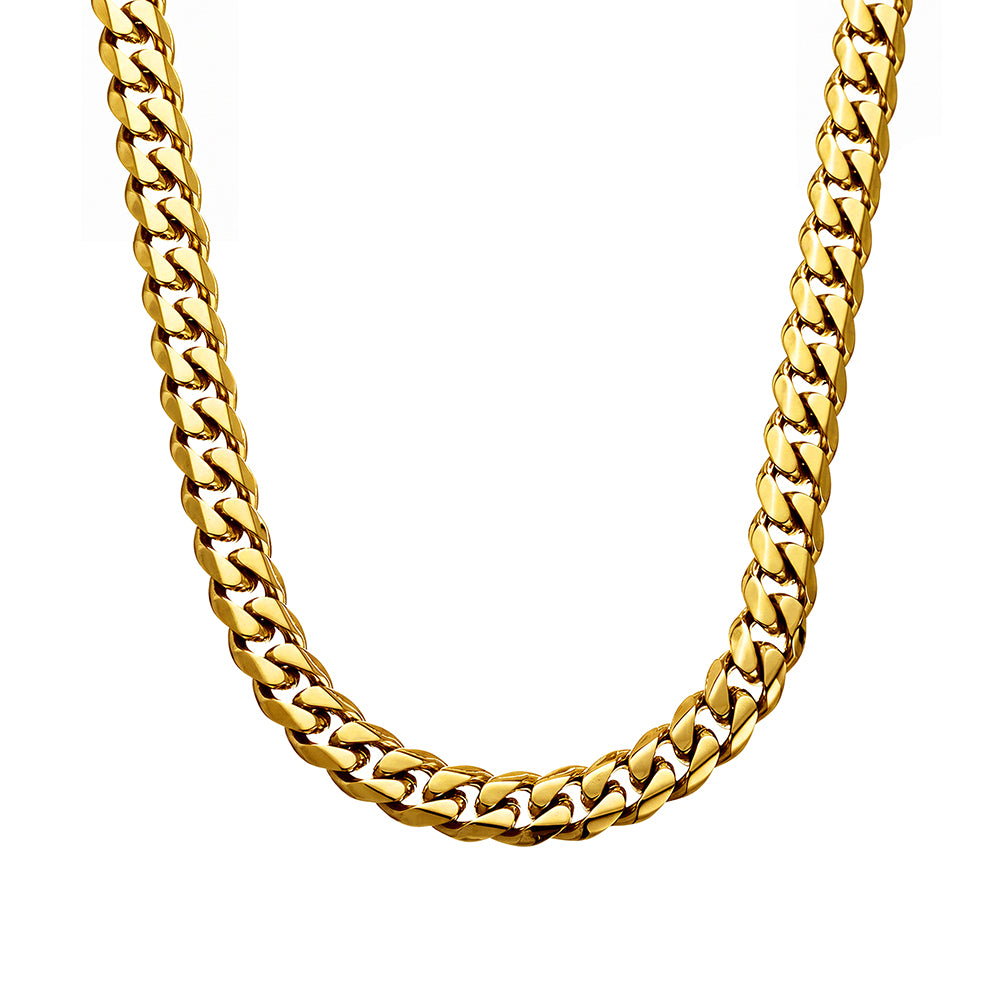 Bevelled Curb Diamond Cut Chain 6.90mm