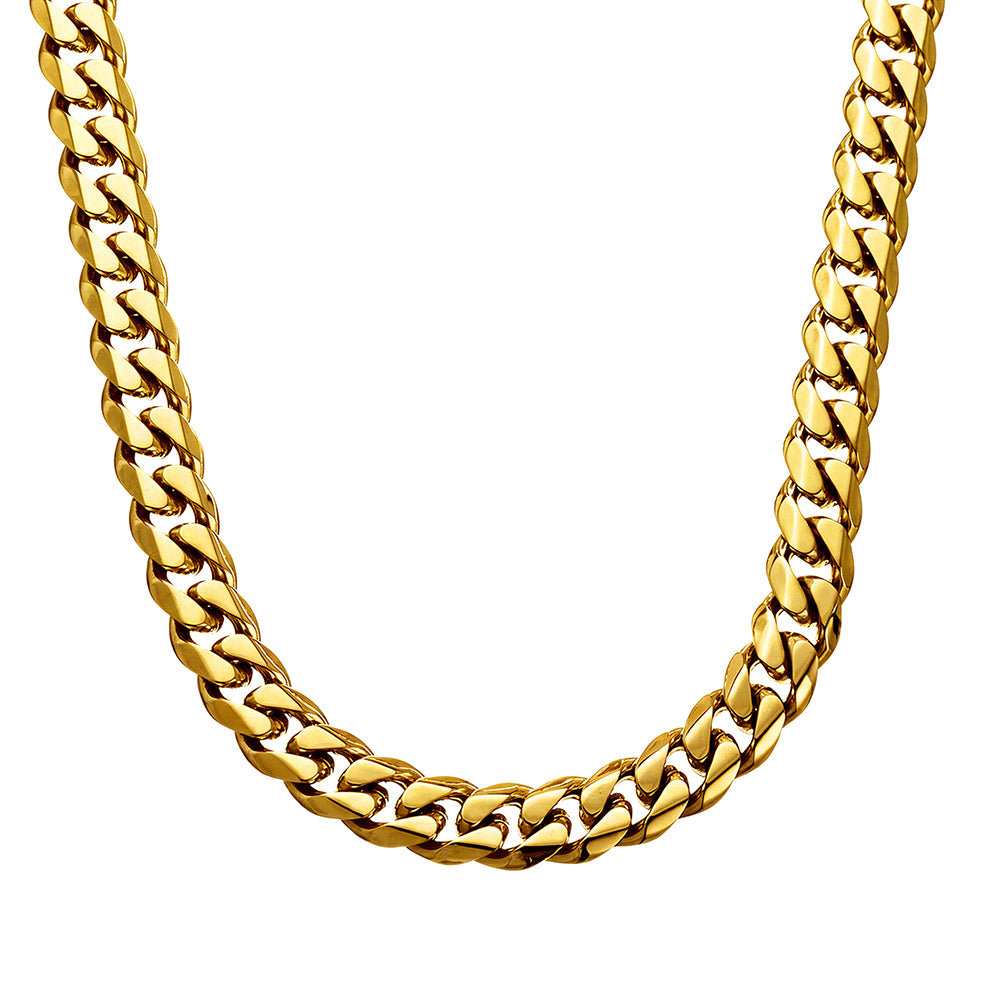 Bevelled Curb Diamond Cut Chain 9.0mm