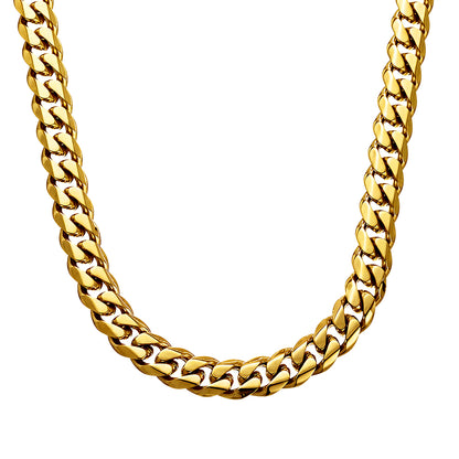 Bevelled Curb Diamond Cut Chain 9.0mm