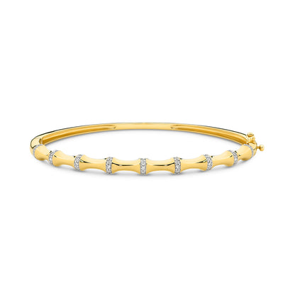 Bangle 9/18KT 8.4g/11.61g 0.34ct GH/SI