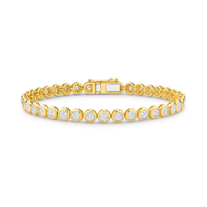 Bracelet 9KT 8.205g/18KT 10.94g 1.7ct GH/SI