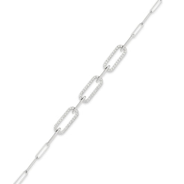 Bracelet 9KT 3.67g/ 18KT 4.9g 0.53ct GH/SI