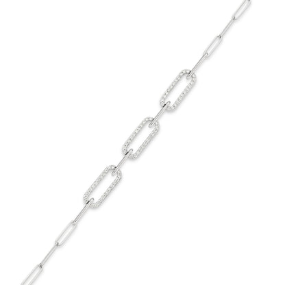 Bracelet 9KT 3.67g/ 18KT 4.9g 0.53ct GH/SI