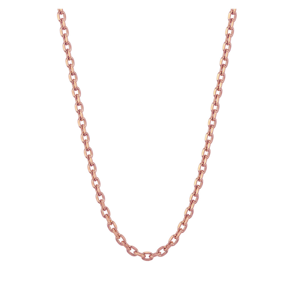 Diamond Cut Cable Chain 1.40mm — Rose Gold