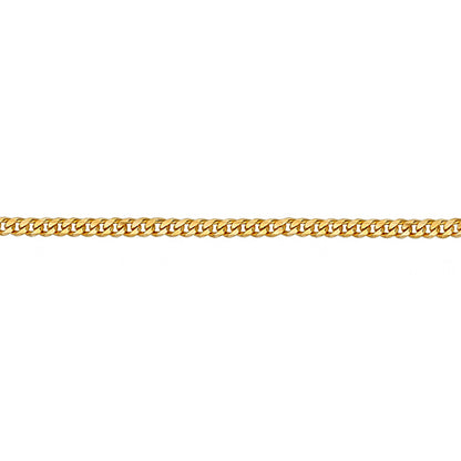 Diamond Cut Curb Chain 1.0mm